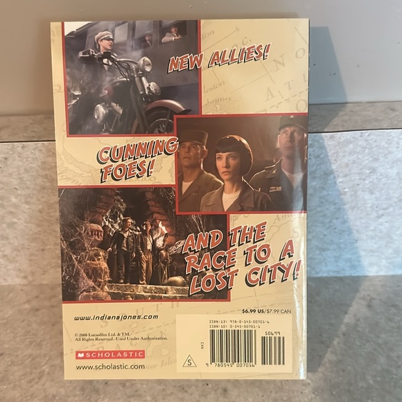 Indiana Jones Boxed Set by Lucas Films [Paperback] 2008 4 Books - Picture 10 of 10